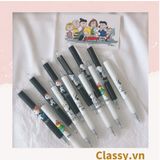  Classy Bút Bi Mực Đen/Trắng Ngòi 0.5mm xây dựng phim hoạt hình cún Snoopy xinh tươi tiện tích Cho Văn Phòng PK1649 