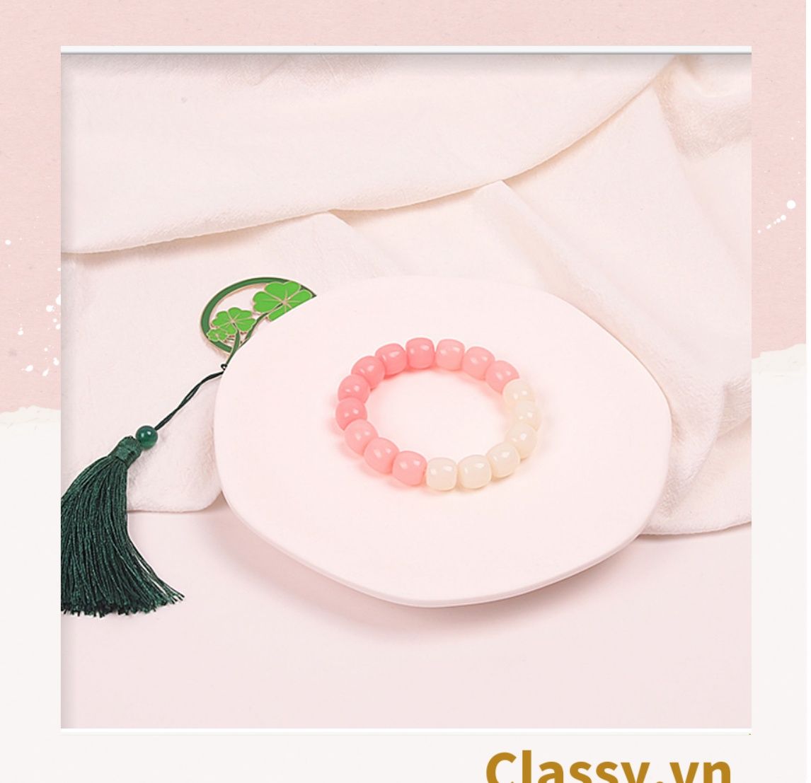 Classy Vòng tay chuyển màu Tự Nhiên Đá Khoáng hạt đá mặt trăng co giãn Trang Sức May Mắn xinh xắn cho nữ sinh PK1654