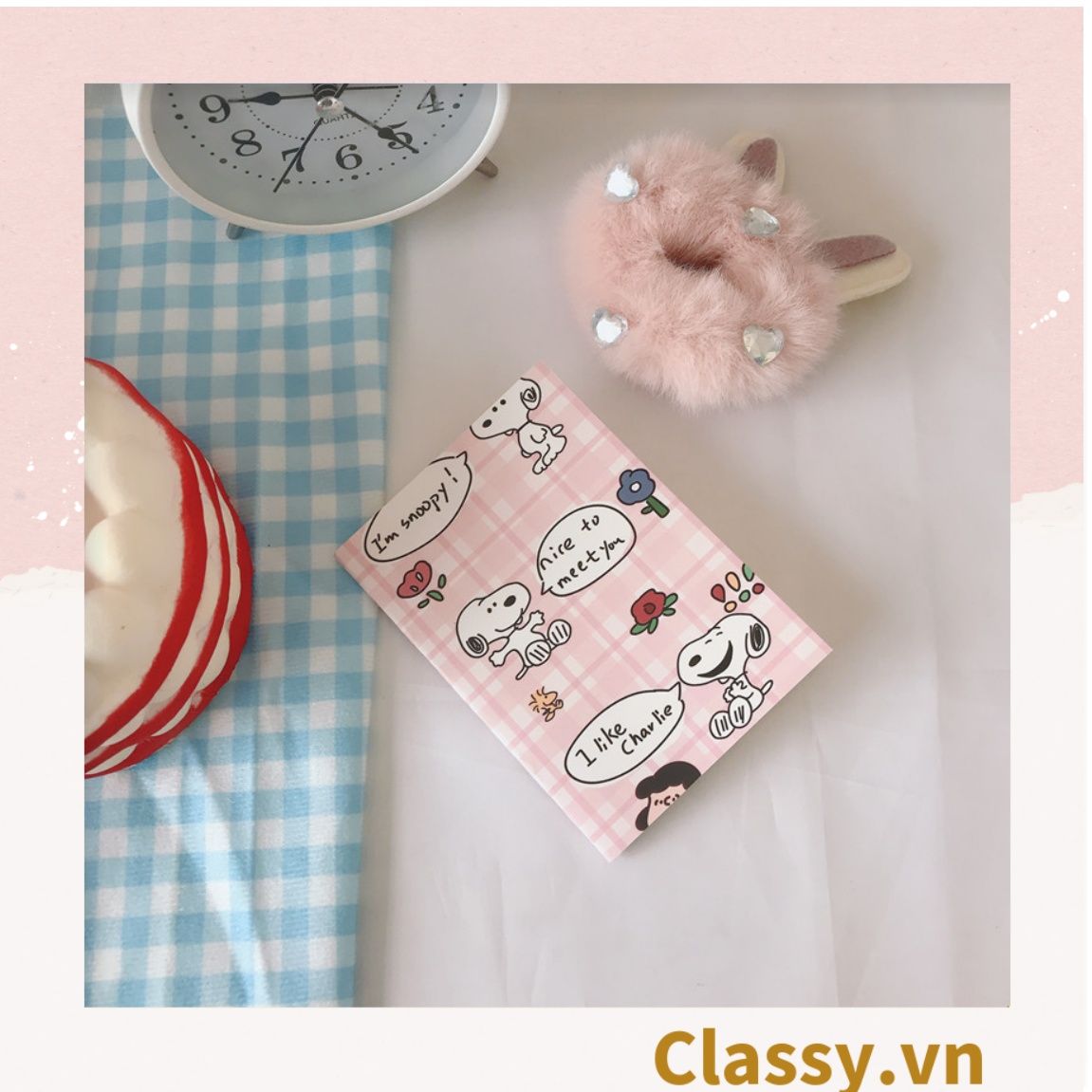 Sổ tay mini size a7, họa tiết hoạt hình ngẫu nhiên thỏ, cún hoặc bé Shin công thức tiện lợi mang theo bên người PK1655