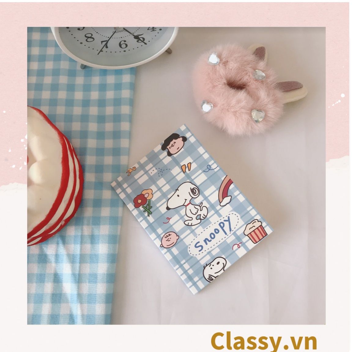 Sổ tay mini size a7, họa tiết hoạt hình ngẫu nhiên thỏ, cún hoặc bé Shin công thức tiện lợi mang theo bên người PK1655