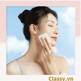  120 miếng Bông Tẩy Trang Cotton Pads Classy chất liệu Cotton bỏ túi du lịch tiện lợi đựng trong hộp nhựa PK1684 