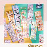  Classy Sticker Hoạt Hình Lấp Lánh Xinh Xắn Theo Phong Cách Hàn Quốc PK1700 