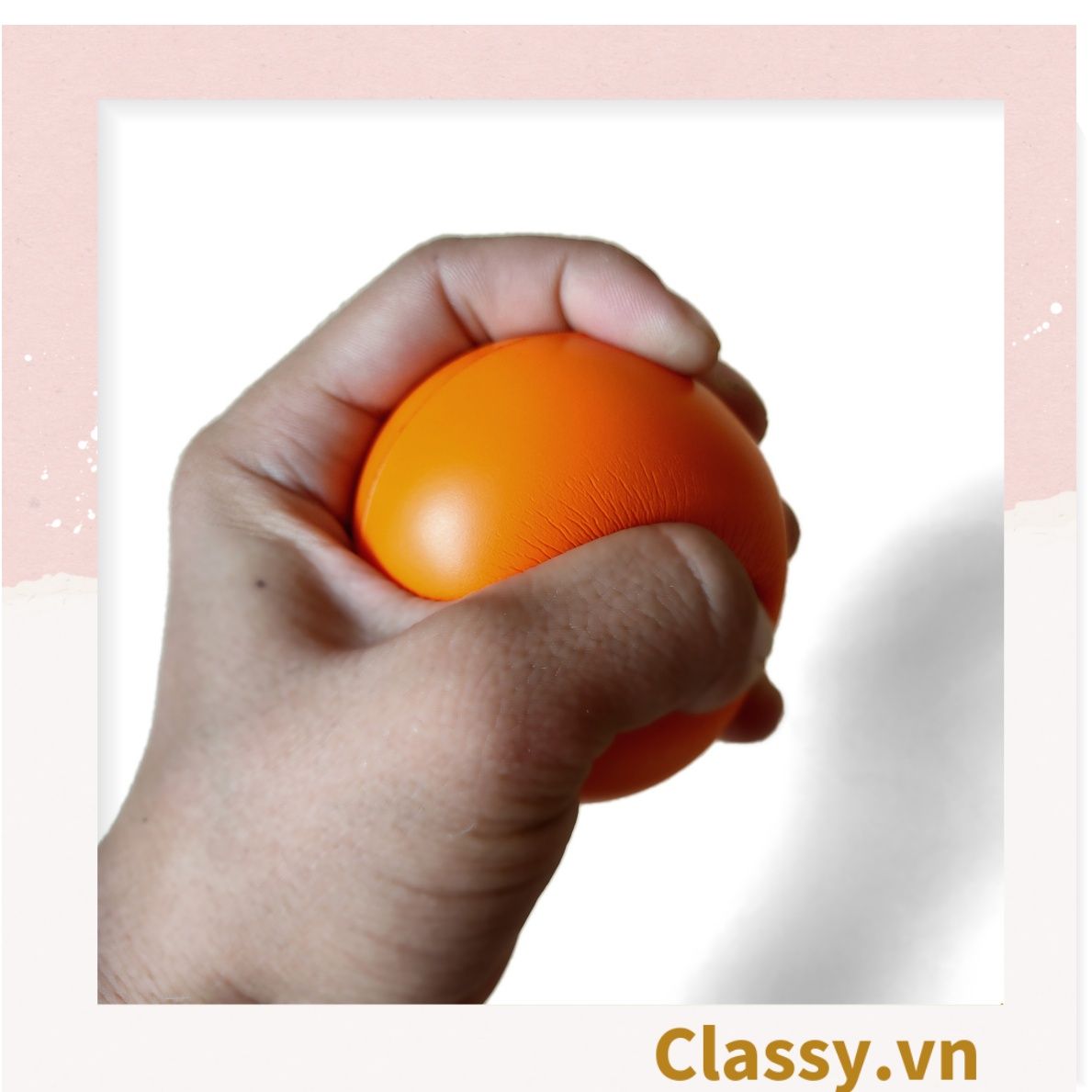 Bóng cao su cầm tay, bóng đồ chơi đàn hồi cao cấp trơn màu PK1726 Dễ dàng chơi trên biển, thú cưng, trẻ con, cho lớp học, team building