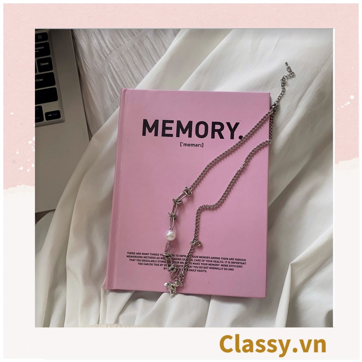  Sổ dán gáy bìa cứng - Classy Notebook ghi chép A5  100 trang bìa tối giản- Giấy kẻ ngang chống lóa mắt in chữ PK1747 