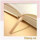  Sổ bìa da - Classy Notebook ghi chép A5 lập kế hoạch theo tuần, tháng năm ghi chữ 365 MAKE MY DAY - 128 trang bìa tối giản- PK1749 