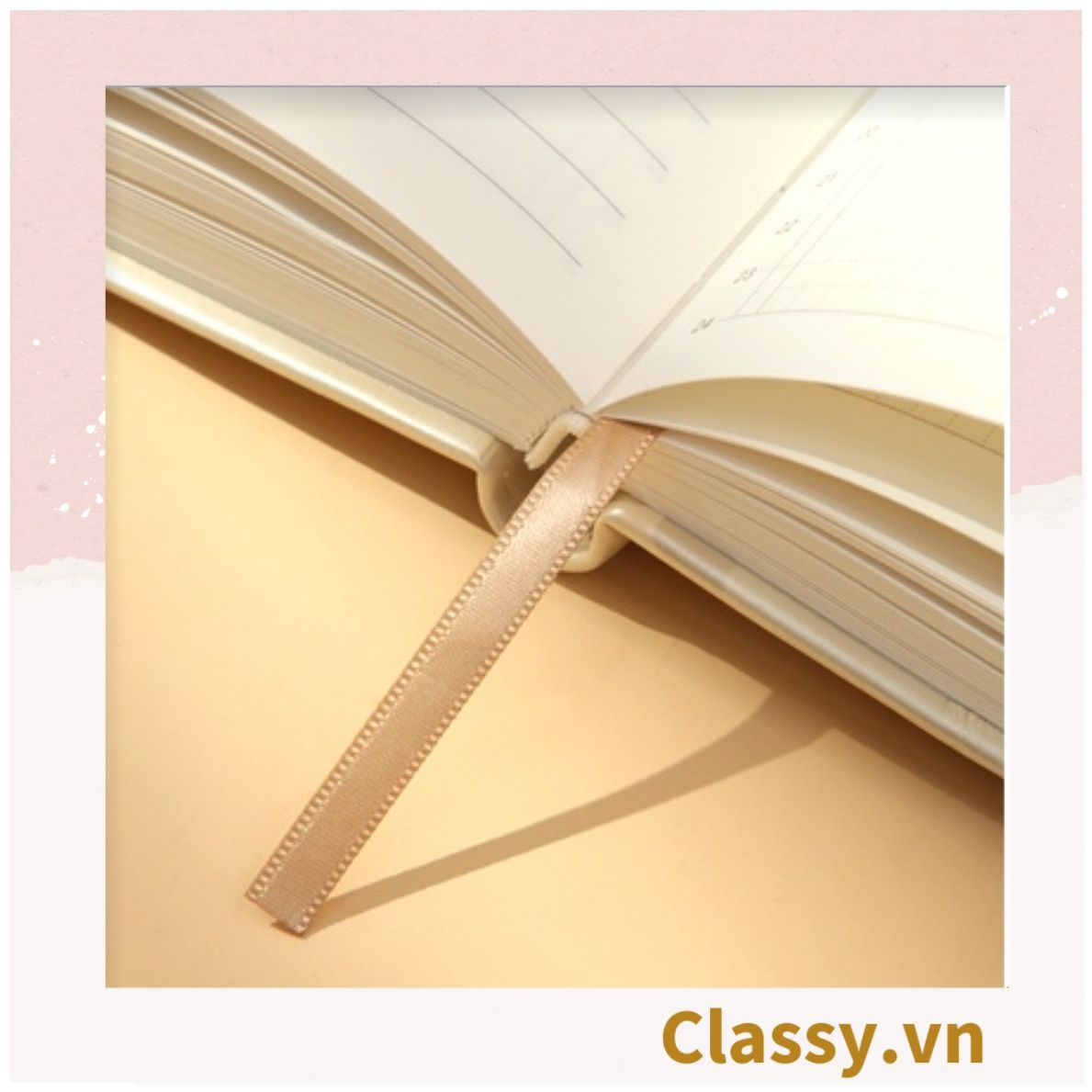 Sổ bìa da - Classy Notebook ghi chép A5 lập kế hoạch theo tuần, tháng năm ghi chữ 365 MAKE MY DAY - 128 trang bìa tối giản- PK1749