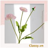  Classy Hoa Giả - Hoa anh túc  bằng Lụa cao cấp hoa lớn 60cm,  trang trí nhà cửa, nội thất,cửa tiệm làm đạo cụ chụp hình, trang trí nhà cửa PK1758 