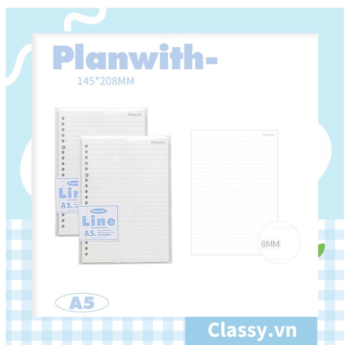 Sổ lò xo bìa nhựa thông minh Planwith Savvy có thể thay thế lõi PK1779 dùng để lên kế hoạch, lên lịch, to-do-list