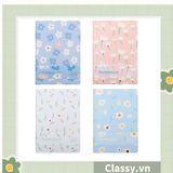  Sổ tay bìa cứng họa tiết hoa vintage kích thước A5 hoặc A6, 192 trang PK1789 Classy Floral 