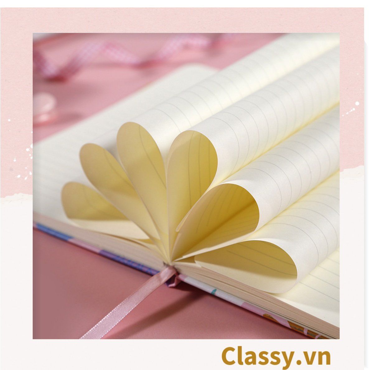 Sổ tay bìa cứng họa tiết hoa vintage kích thước A5 hoặc A7, 192 trang PK1791 Classy Floral PK1791 Classy Floral