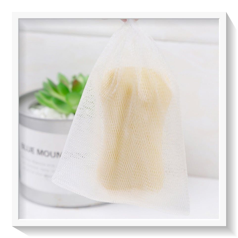 Bộ 10 chiếc túi đựng xà bông tạo bọt màu trắng PK1829