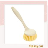  Combo 2 chiếc bàn chải tay cầm dài 22cm làm sạch nhà bếp vết dầu rửa nồi rửa chén bàn chải có thể được treo phòng tắm bàn chải bồn tắm PK1830 