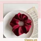  DÂY CỘT TÓC VẢI SCRUNCHIES SATIN MỜ HOT TREND PK213 