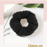  Dây cột tóc vải Scrunchies lông cừu PK219 