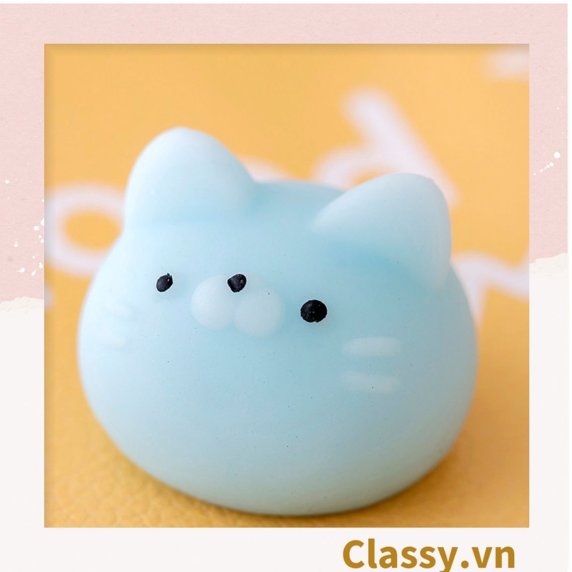 Đồ chơi thú vị bằng silicon hình thú dễ thương giúp giải tỏa căng thẳng hiệu quả