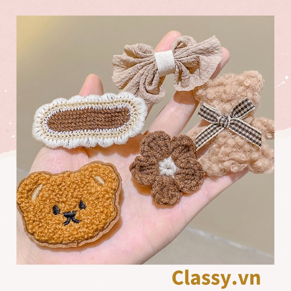  Classy Set kẹp tóc nhiều kiểu dễ thương phong cách hàn quốc PK316 