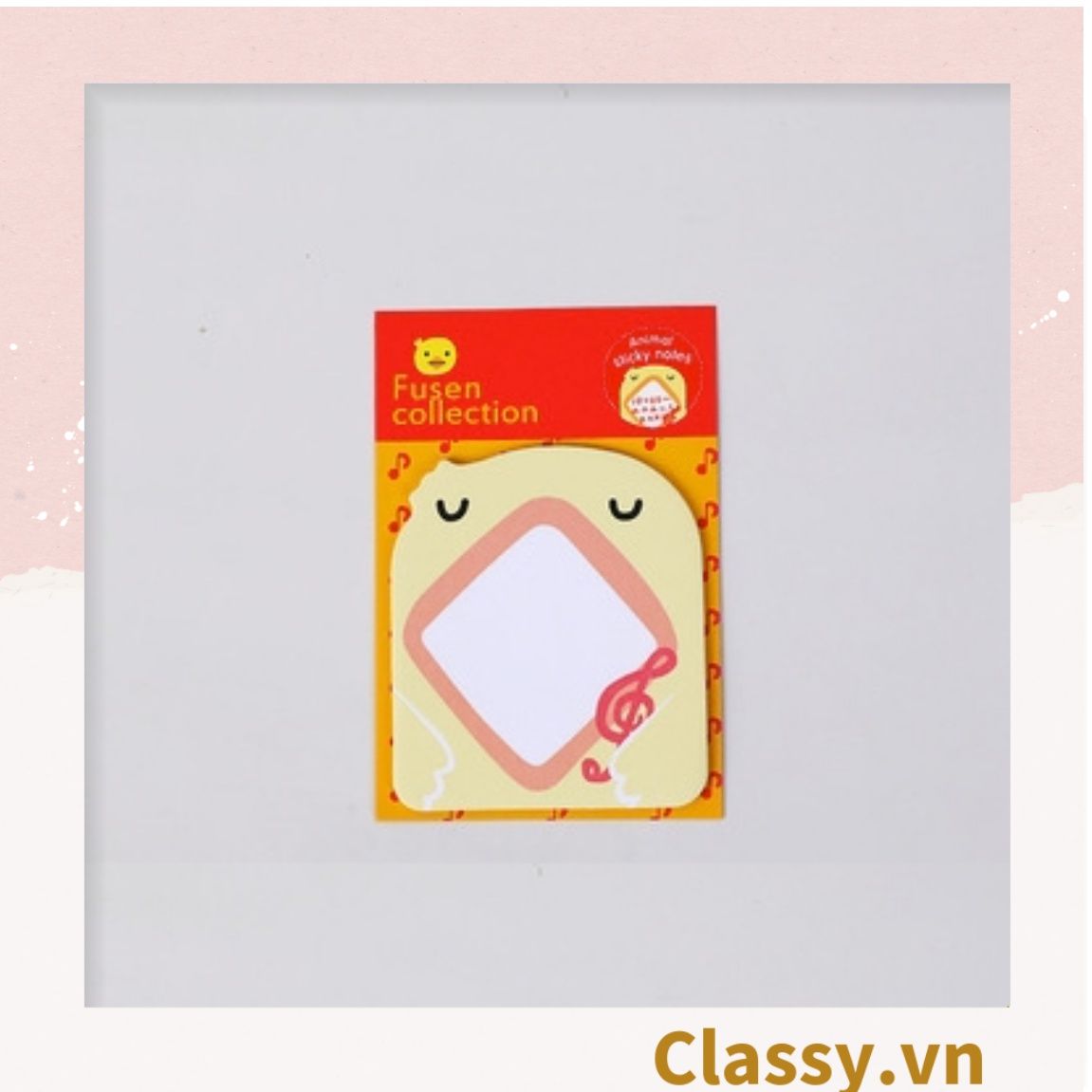 Giấy Note - Giấy Ghi Chú nhiều hình Hình Động Vật hình mặt cười Xinh Xắn PK475