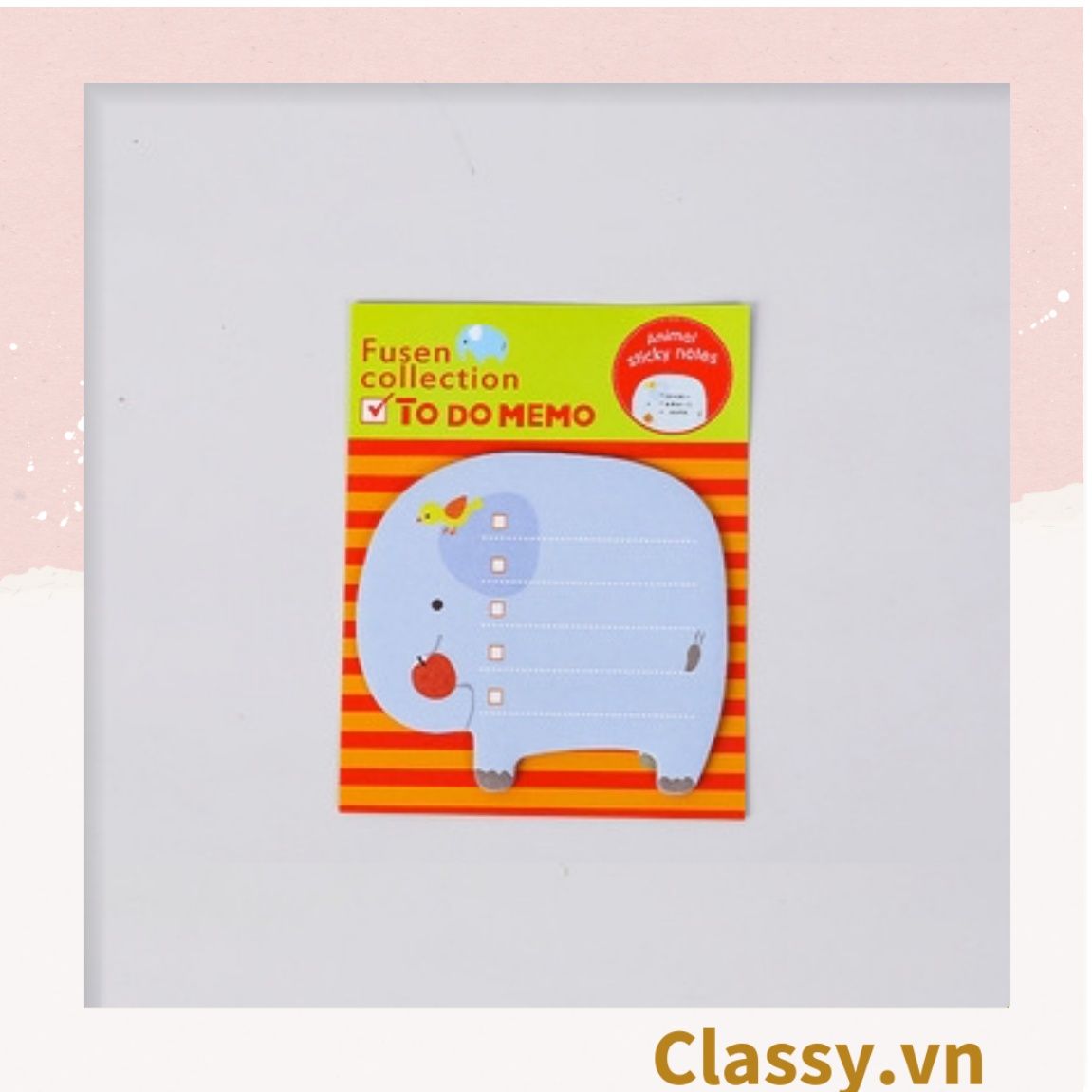  Giấy Note - Giấy Ghi Chú nhiều hình Hình Động Vật hình mặt cười Xinh Xắn PK475 