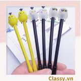  VIẾT GEL MÀU ĐEN 0,38MM; hình bé gà trong suốt cực cute PK482 