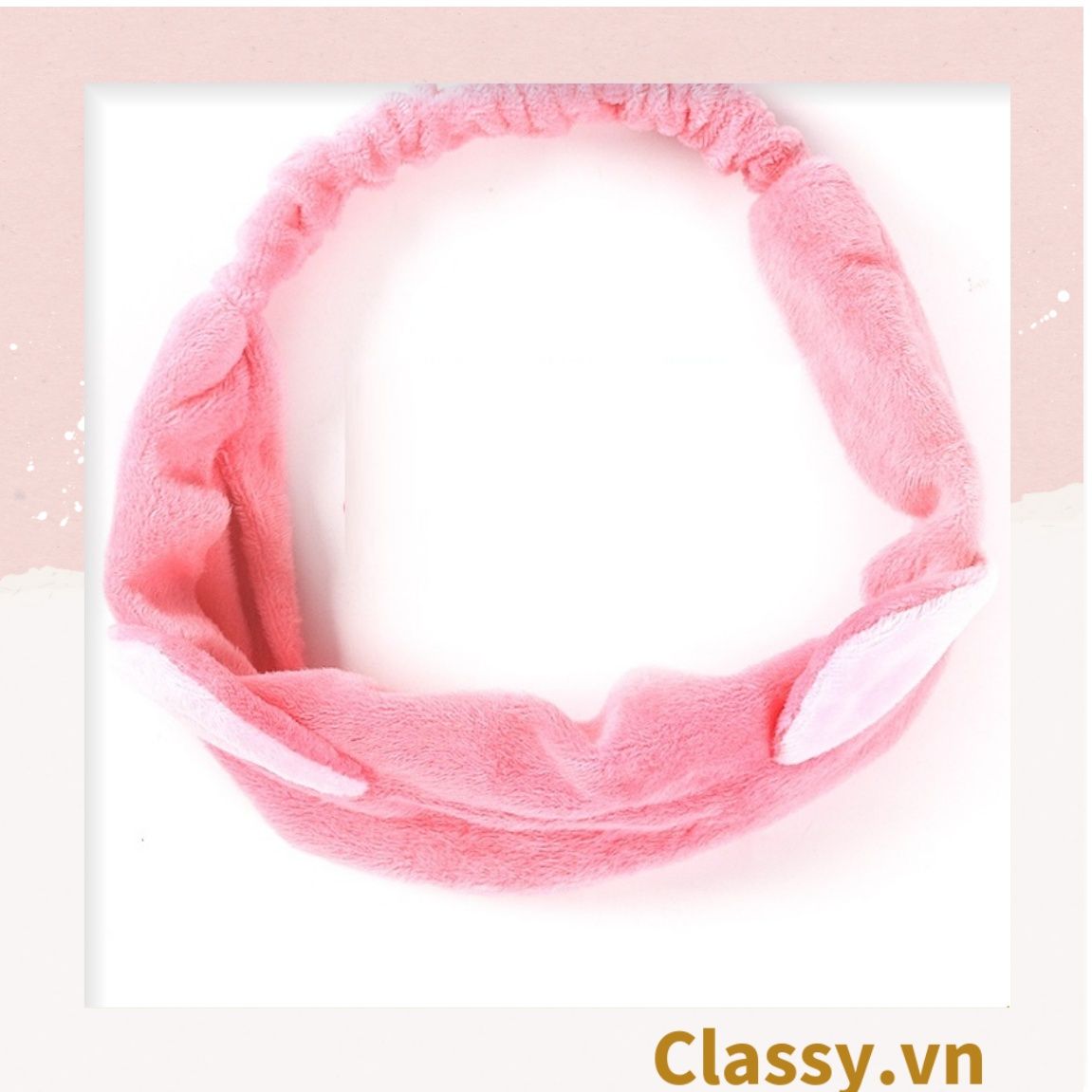 Băng Đô Tai Mèo Rửa Mặt Makeup Co Giãn Siêu Dễ Thương 22 X 10 CM PK483