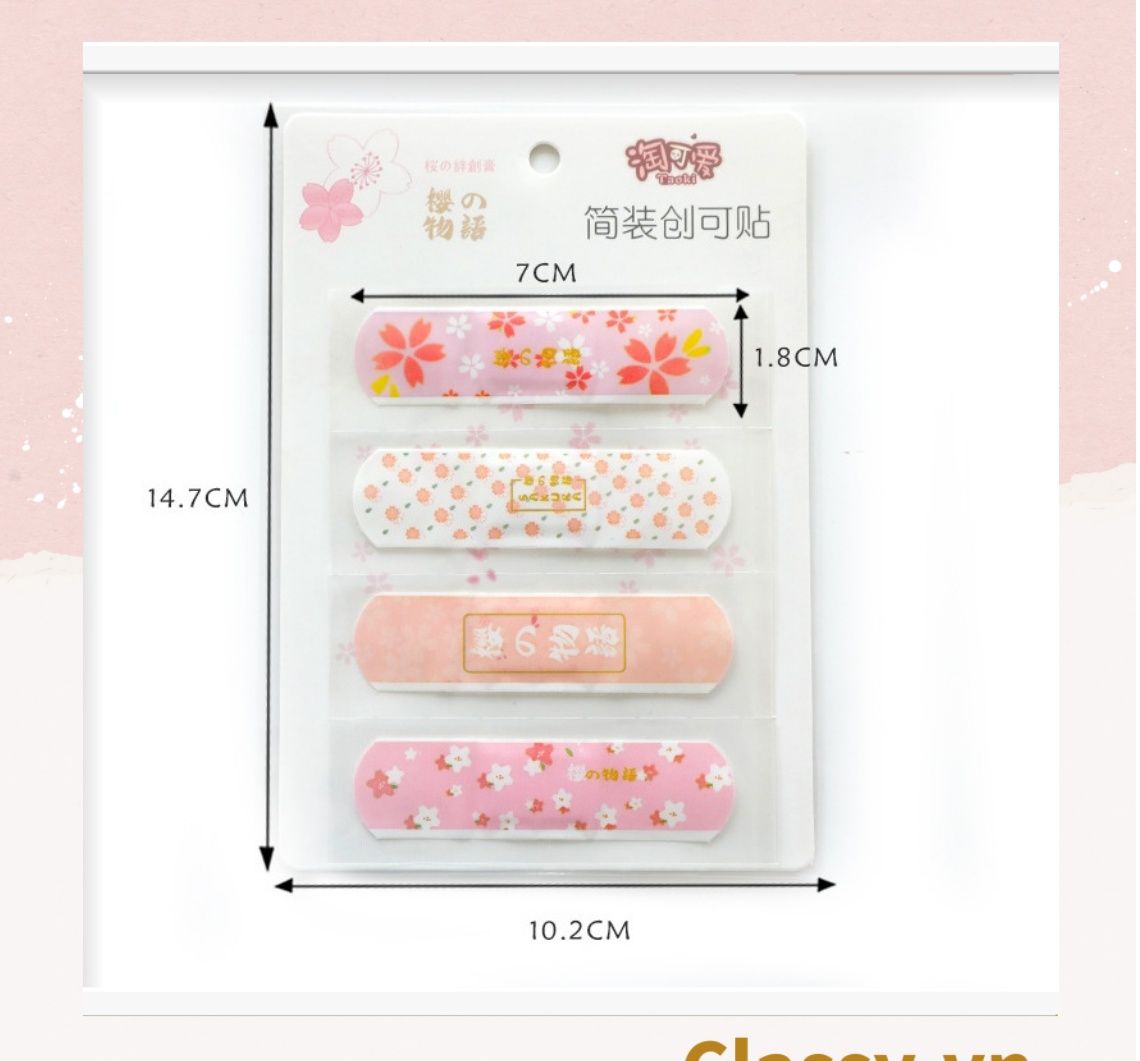 Set Băng Keo Cá Nhân Classy Urgo Họa Tiết Dễ Thương PK485 (4 hoặc 5 chiếc như hình)