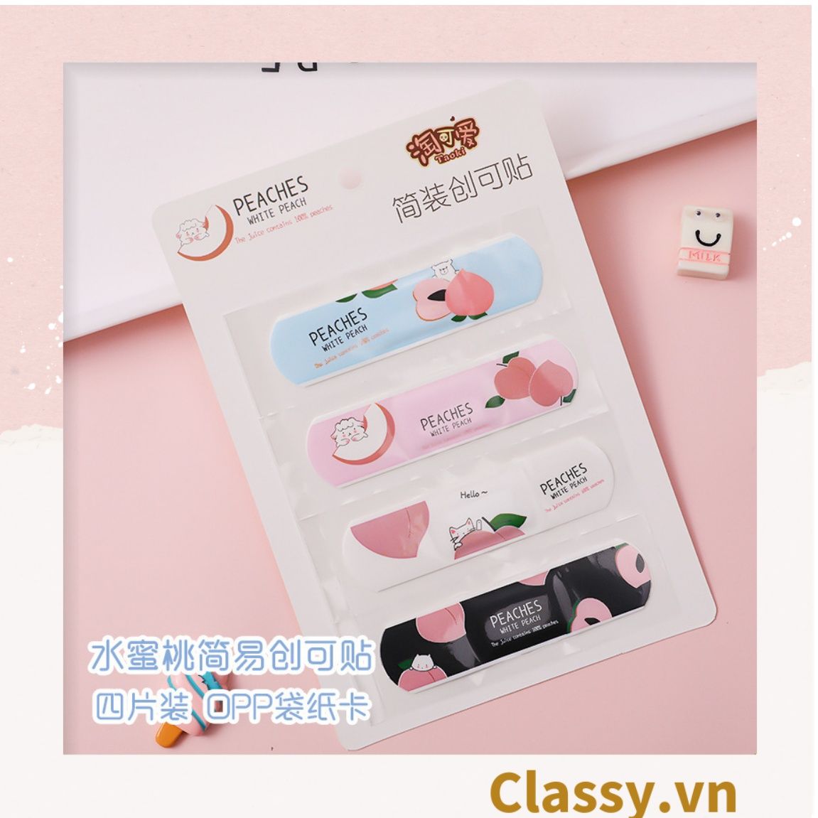 Set Băng Keo Cá Nhân Classy Urgo Họa Tiết Dễ Thương PK485 (4 hoặc 5 chiếc như hình)