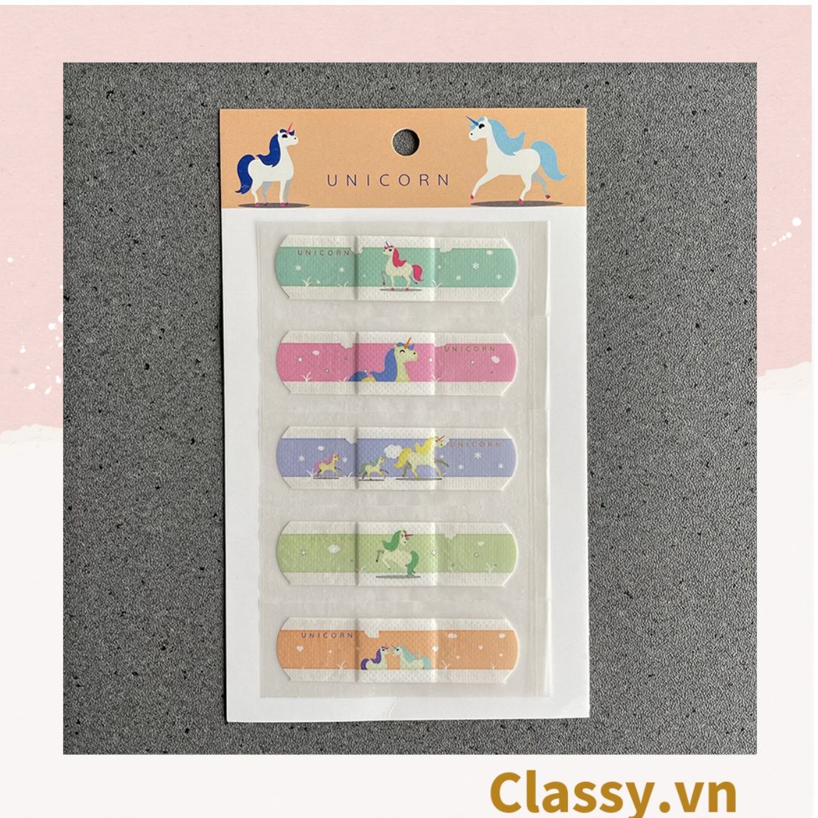 Set Băng Keo Cá Nhân Classy Urgo Họa Tiết Dễ Thương PK485 (4 hoặc 5 chiếc như hình)