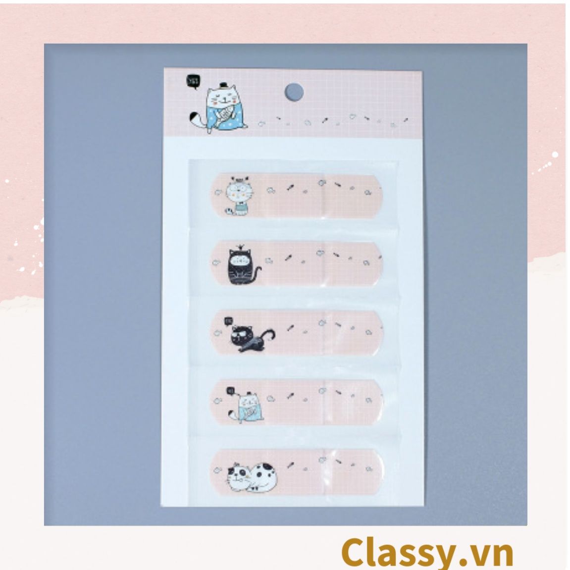 Set Băng Keo Cá Nhân Classy Urgo Họa Tiết Dễ Thương PK485 (4 hoặc 5 chiếc như hình)