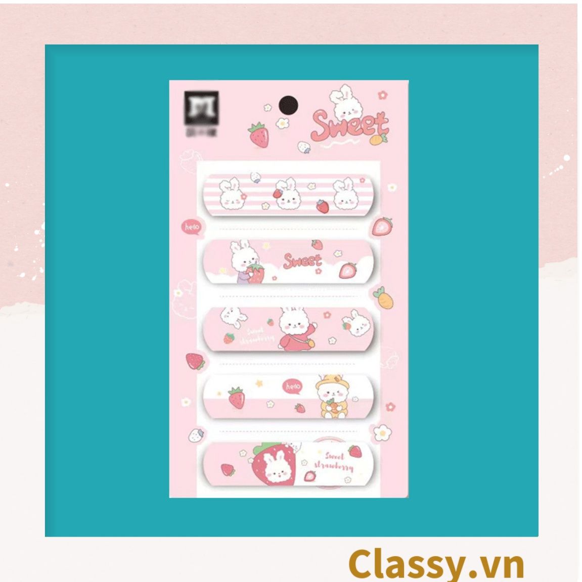 Set Băng Keo Cá Nhân Classy Urgo Họa Tiết Dễ Thương PK485 (4 hoặc 5 chiếc như hình)