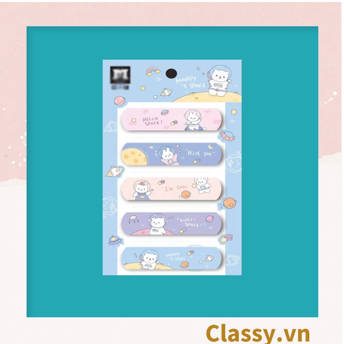 Set Băng Keo Cá Nhân Classy Urgo Họa Tiết Dễ Thương PK485 (4 hoặc 5 chiếc như hình)