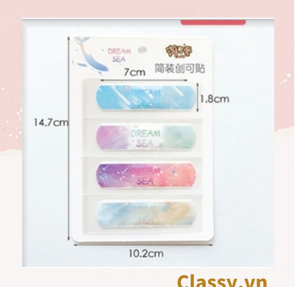 Set Băng Keo Cá Nhân Classy Urgo Họa Tiết Dễ Thương PK485 (4 hoặc 5 chiếc như hình)