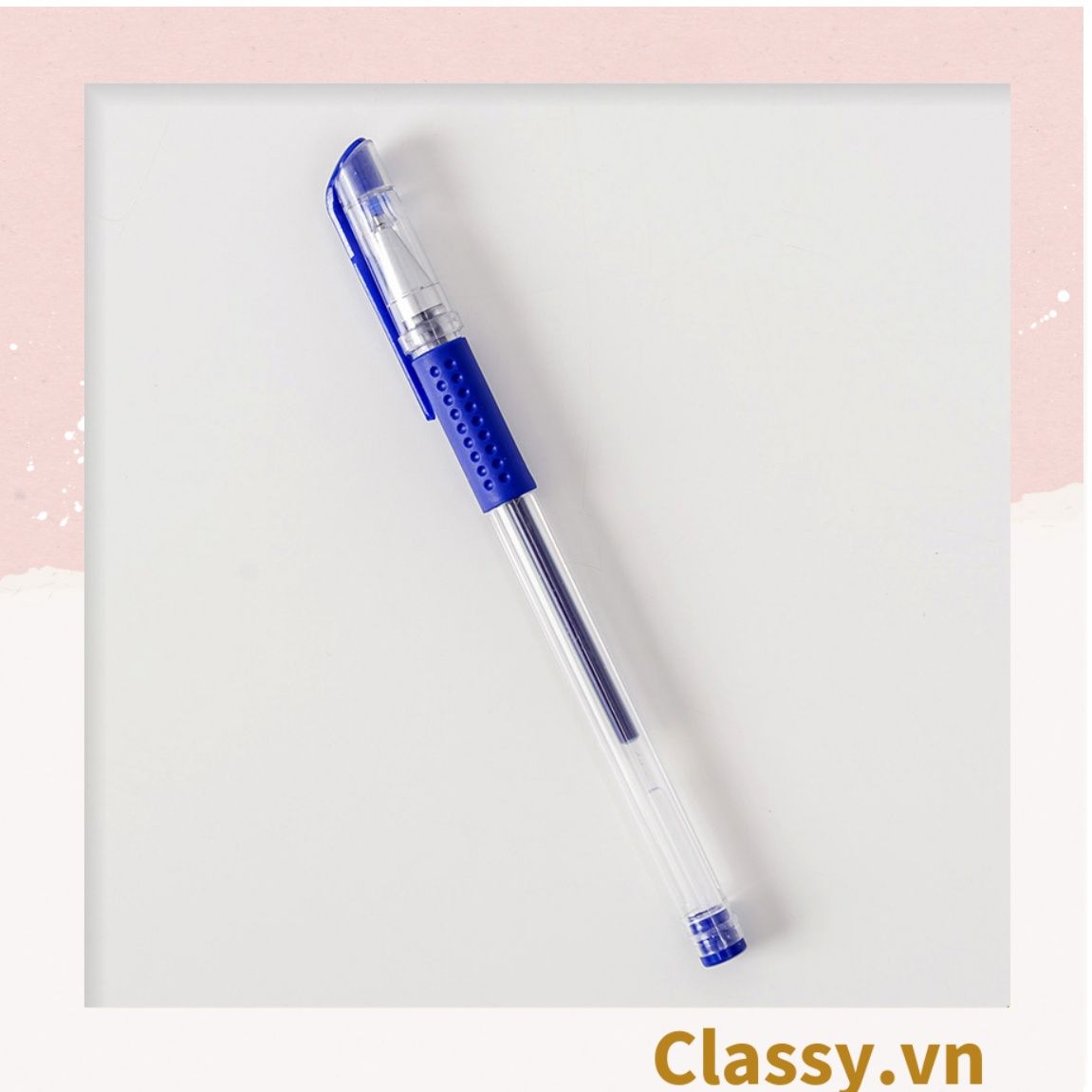 Bút Nước Gel 0.5 Màu Mực Đen Xanh Đỏ PK492