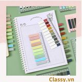  Tệp giấy note ghi nhớ Post-It, màu pastel dễ thương tiện dụng; kích thước 4,6 * 1,5cm 