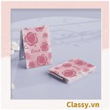  Gương trang điểm cầm tay mini 2 mặt bỏ túi kèm lược, Gương cầm tay mini Hàn Quốc siêu cute, Gương Vintage Hoa hồng PK569 