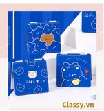  Gương trang điểm cầm tay mini 2 mặt bỏ túi kèm lược, Gương cầm tay mini Hàn Quốc siêu cute, Gương hoạt hình PK569 