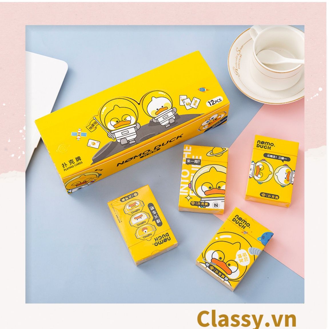 Bộ Bài Tây Hoạt Hình Dễ Thương Poker 52 Lá PK572