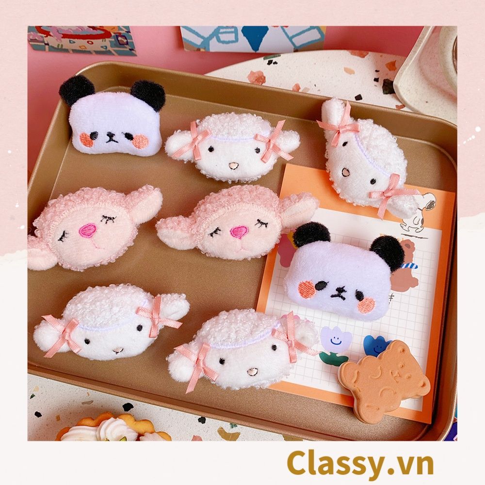 Classy Pin Cài Áo, huy hiệu cài Balo, Túi Xách bằng bông , Thú Bông Hoạt Hình Dễ Thương PK648