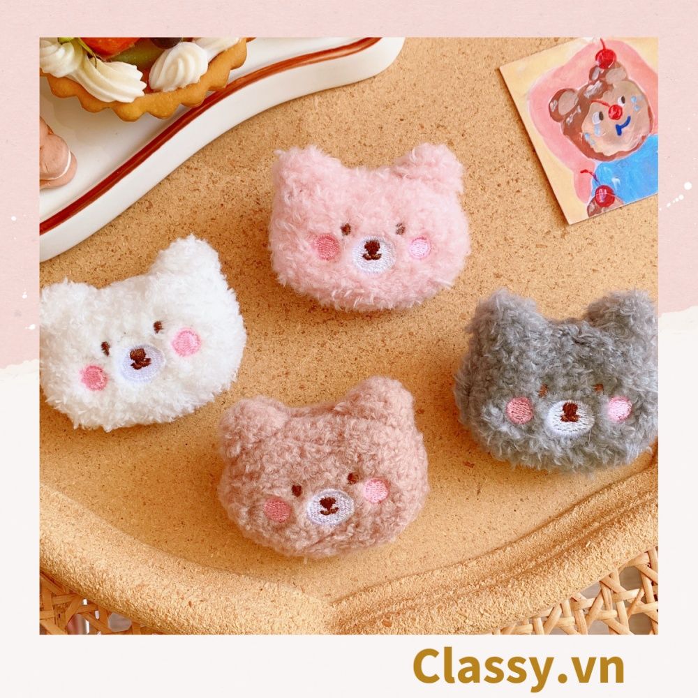 Classy Pin Cài Áo, huy hiệu cài Balo, Túi Xách bằng bông , Thú Bông Hoạt Hình Dễ Thương PK648