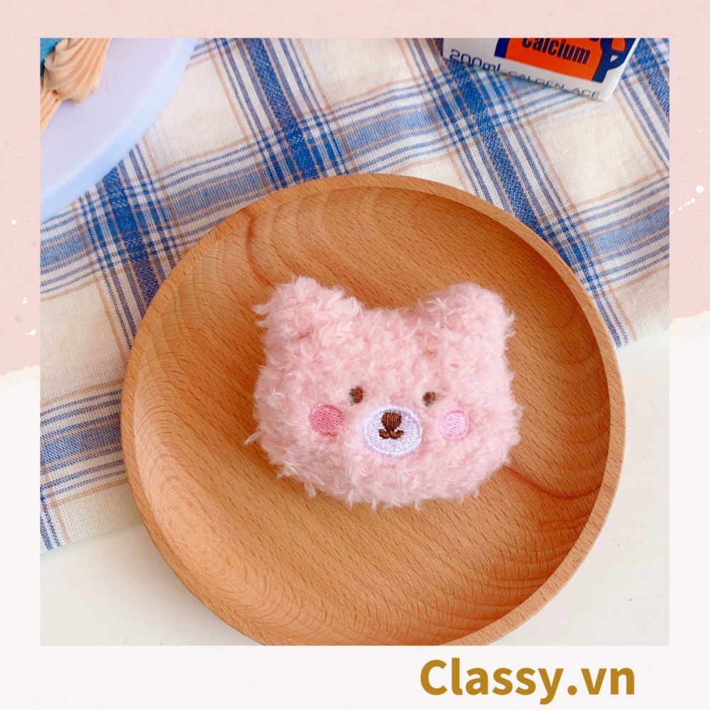 Classy Pin Cài Áo, huy hiệu cài Balo, Túi Xách bằng bông , Thú Bông Hoạt Hình Dễ Thương PK648