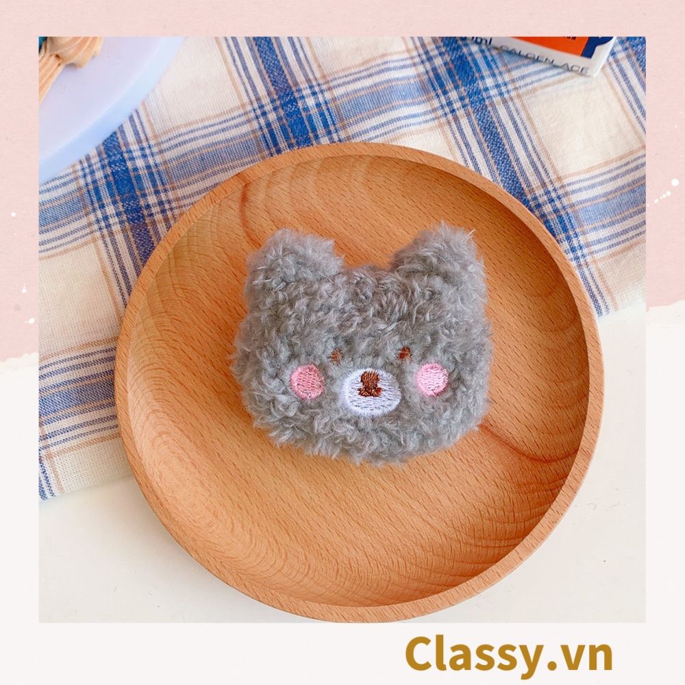 Classy Pin Cài Áo, huy hiệu cài Balo, Túi Xách bằng bông , Thú Bông Hoạt Hình Dễ Thương PK648
