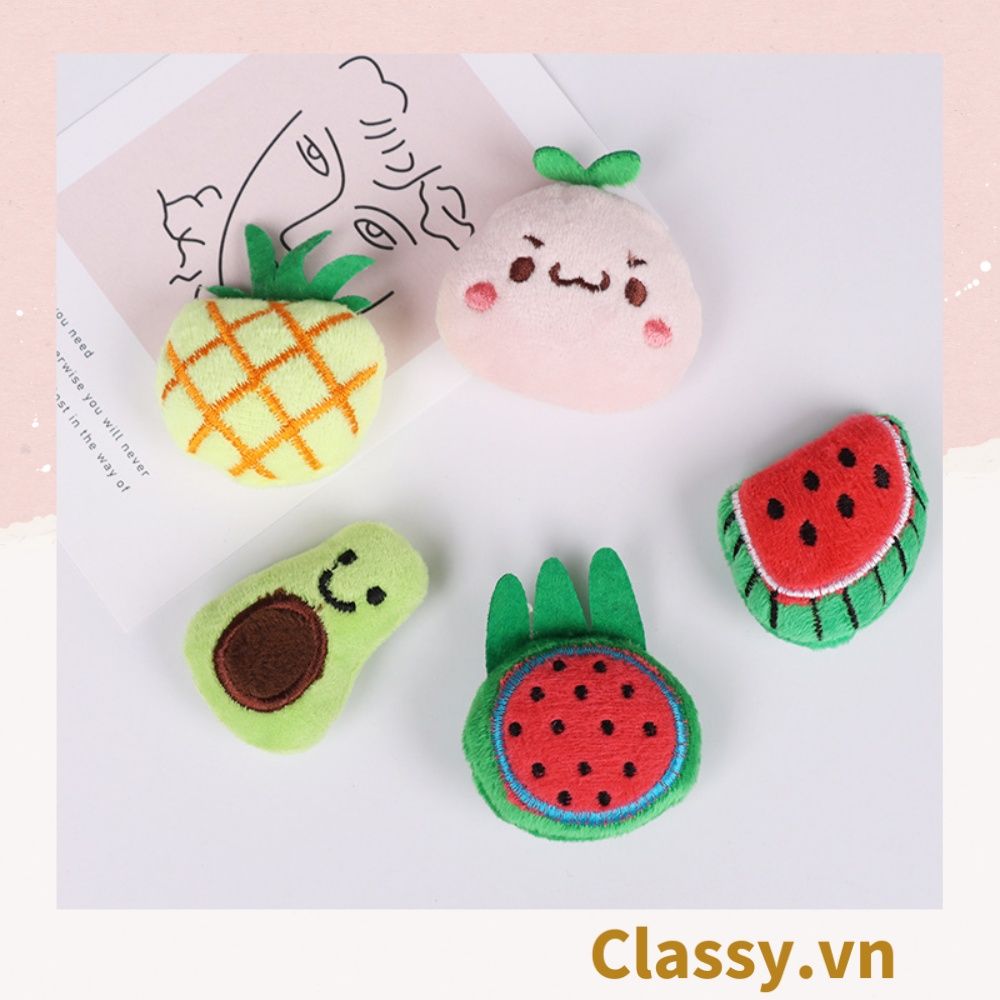 Classy Pin Cài Áo, huy hiệu cài Balo, Túi Xách bằng bông , Thú Bông Hoạt Hình Dễ Thương PK648