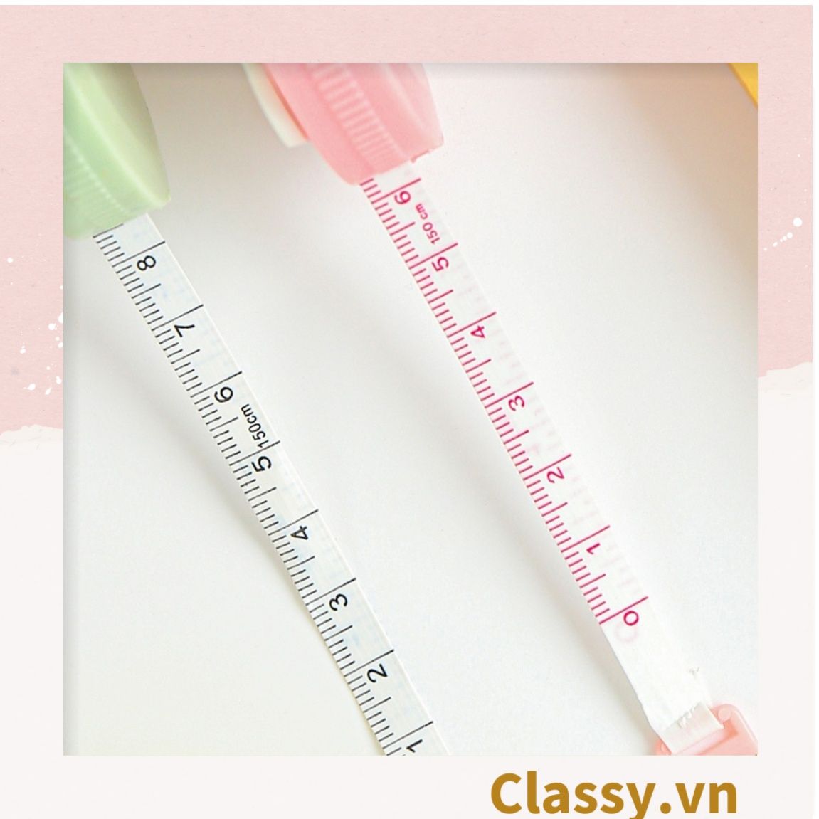 Thước Dây Cuộn Mini Rút Tự Động hình trái cây Siêu Dễ Thương PK650