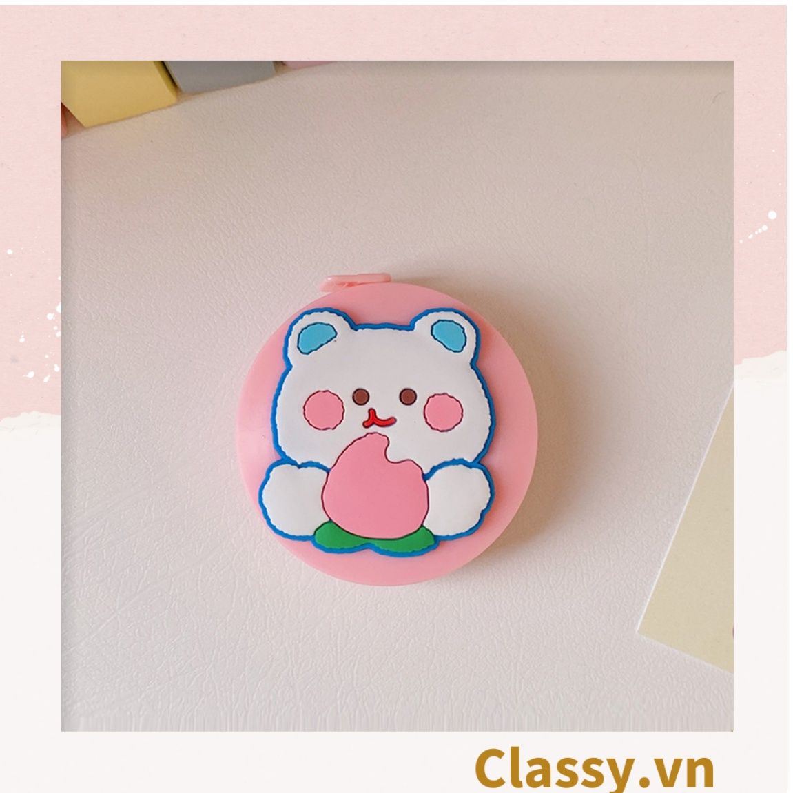 Thước Dây Cuộn Mini Rút Tự Động hình trái cây Siêu Dễ Thương PK650