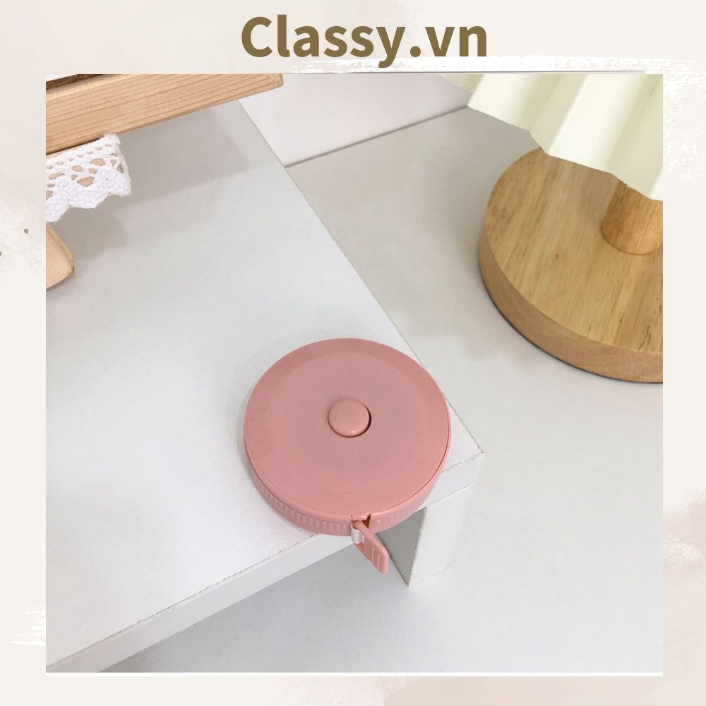 Thước Dây Cuộn Mini Rút Tự Động hình trái cây Siêu Dễ Thương PK650