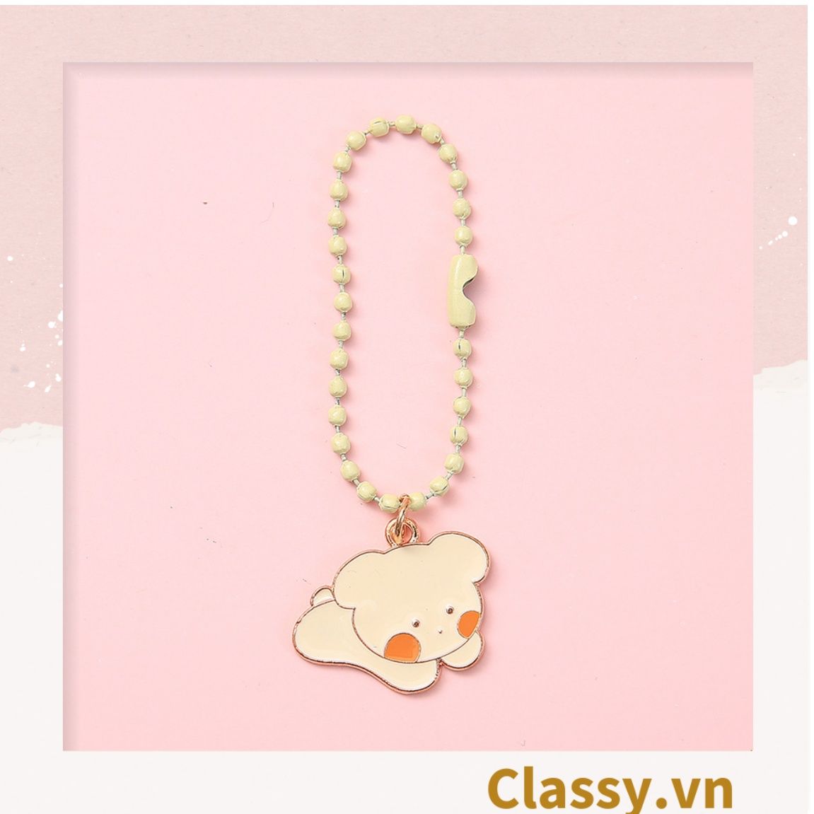 Phụ kiện điện thoại, móc chìa khóa, airtag, Móc Khóa Keychain, Cài Airpod Hoạt Hình Nhiều Màu Sắc PK656