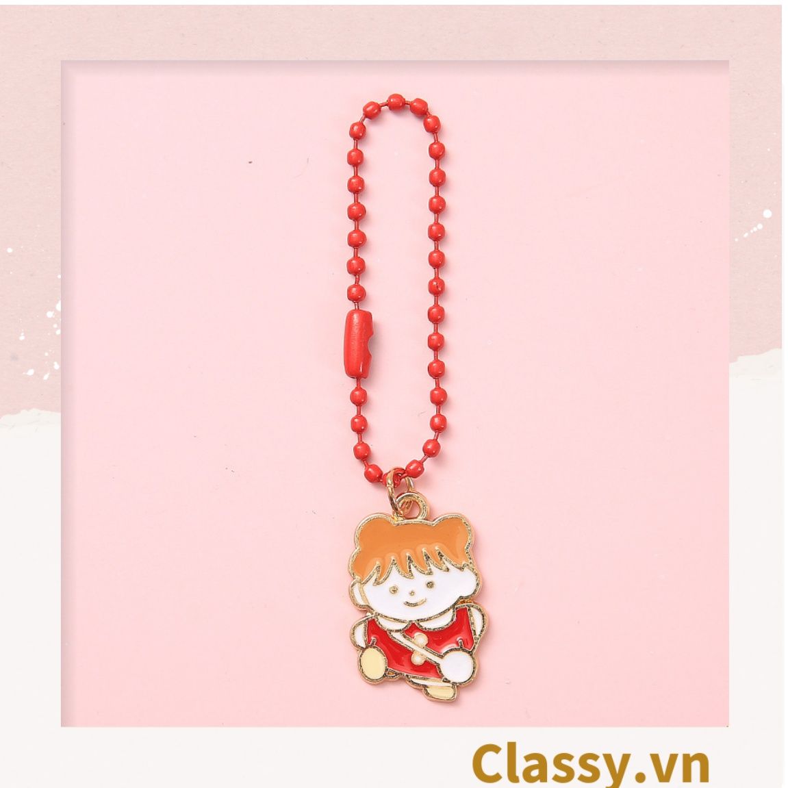 Phụ kiện điện thoại, móc chìa khóa, airtag, Móc Khóa Keychain, Cài Airpod Hoạt Hình Nhiều Màu Sắc PK656