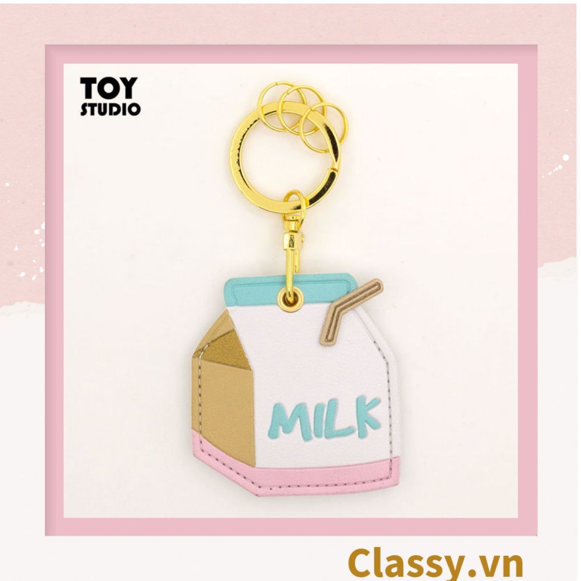 Móc chìa khóa đựng thẻ gửi xe, Vỏ bảo vệ Airtag nhiều hình xinh xắn họa tiết trẻ trung PK657