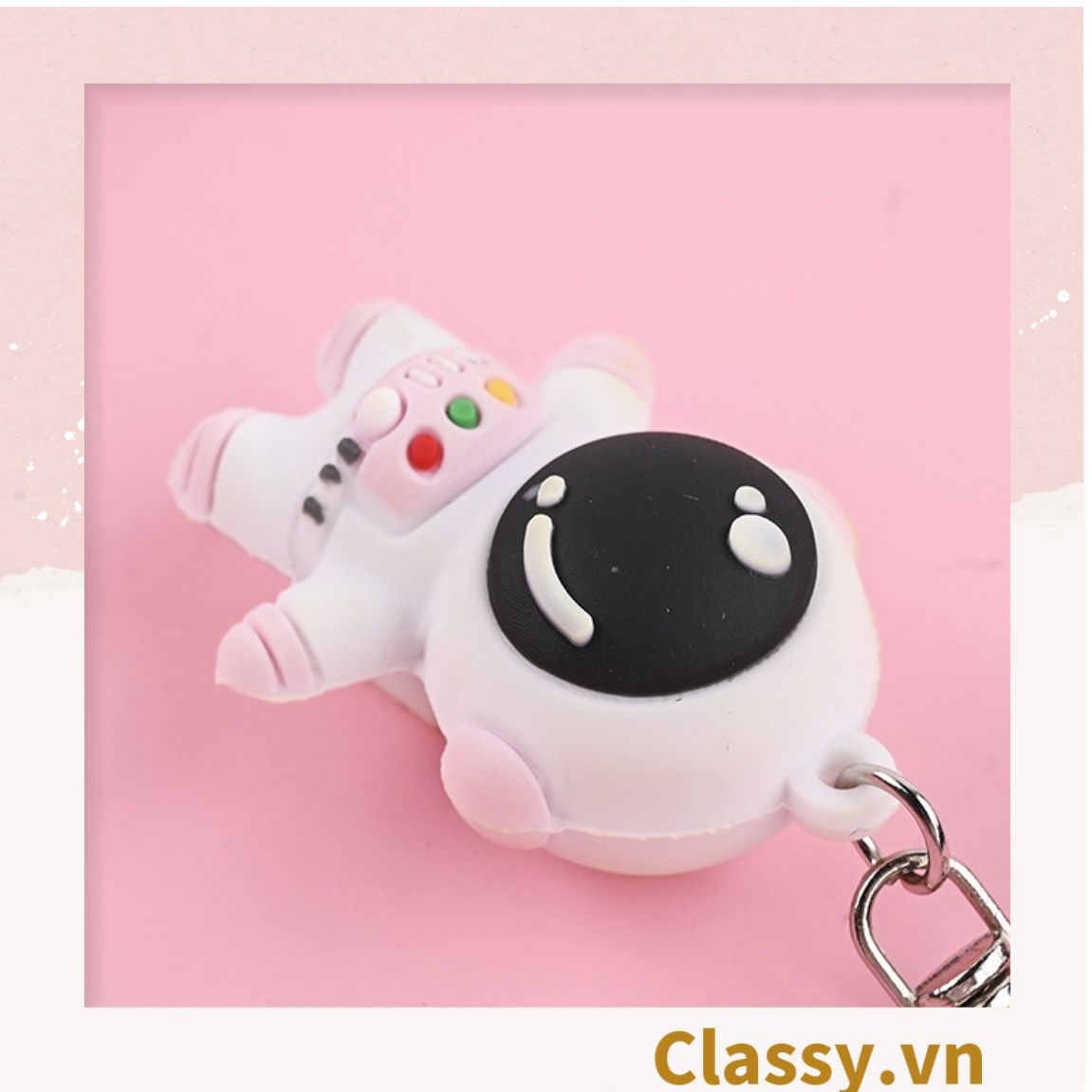 Móc khóa hoạt hình 3D sáng tạo chất liệu cao su dẻo treo móc khóa, túi xách PK698