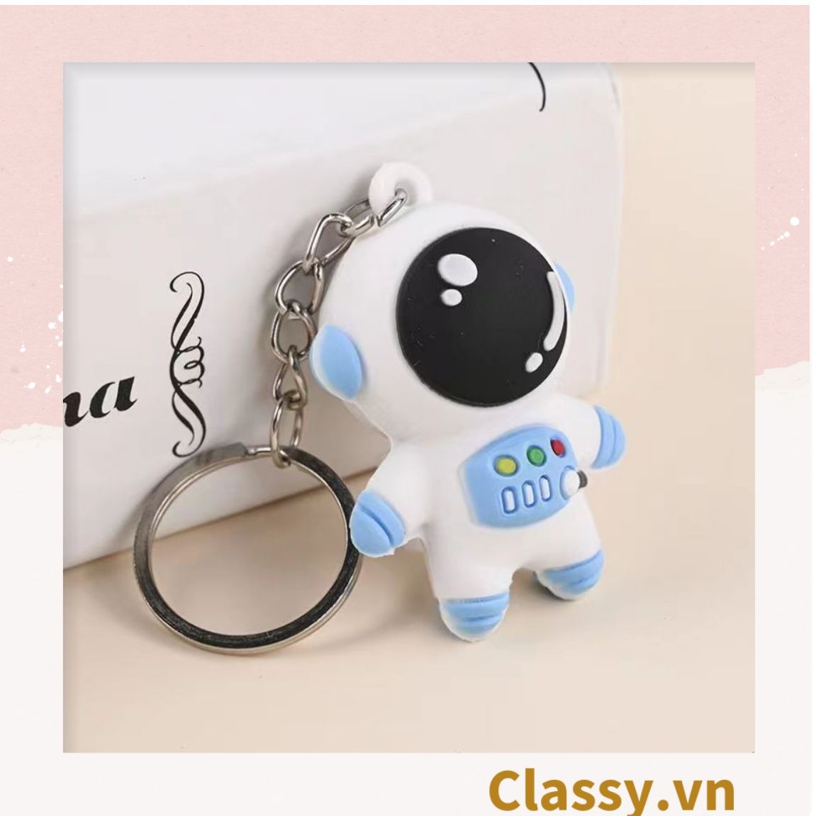 Móc khóa hoạt hình 3D sáng tạo chất liệu cao su dẻo treo móc khóa, túi xách PK698