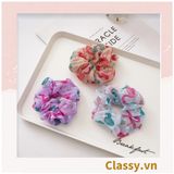  Scrunchies buộc tóc  nhiều họa tiết; họa tiết trái cây nữ tính thanh lịch PK707-PK708 